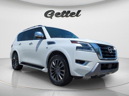 Aspen White TriCoat Pearl 2022 Nissan Armada Platinum 2WD
