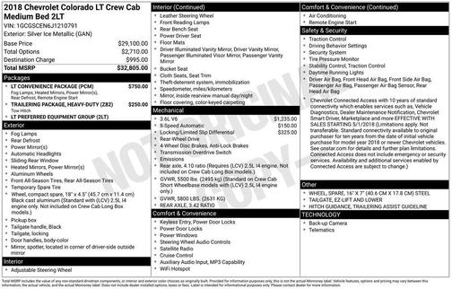 2018 Chevrolet Colorado LT