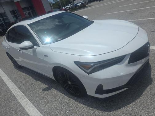 Platinum White Pearl 2026 Acura Integra FWD A-Spec with Technology
