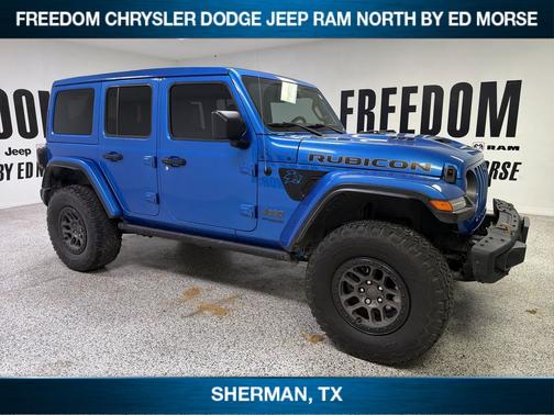 Hydro Blue Pearlcoat 2022 Jeep Wrangler Unlimited Rubicon 392