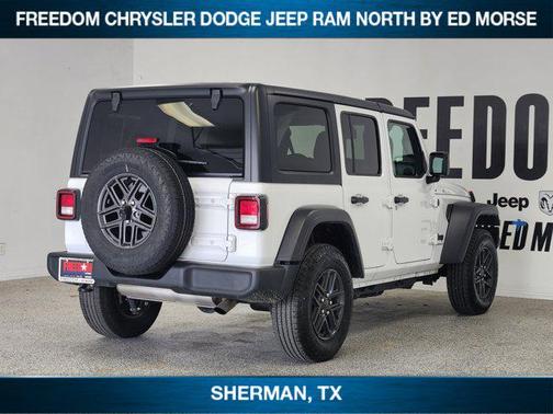 Bright White Clearcoat 2025 Jeep Wrangler Sport S