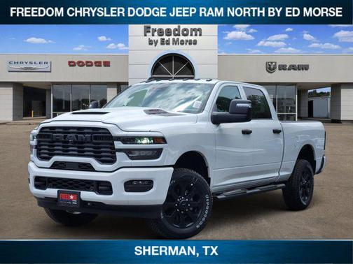 Bright White Clearcoat 2026 RAM 2500 Black Express