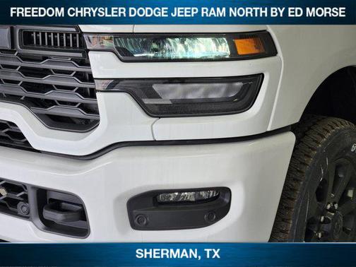 Bright White Clearcoat 2026 RAM 2500 Black Express