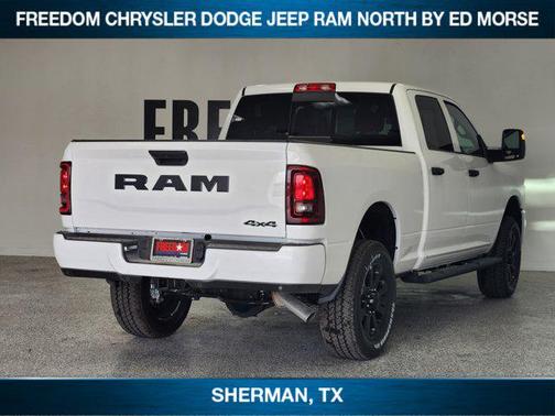 Bright White Clearcoat 2026 RAM 2500 Black Express