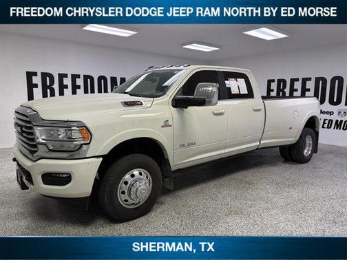 Pearl White 2023 RAM 3500 Longhorn