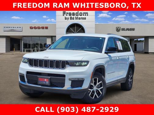 Bright White Clearcoat 2024 Jeep Grand Cherokee L Limited