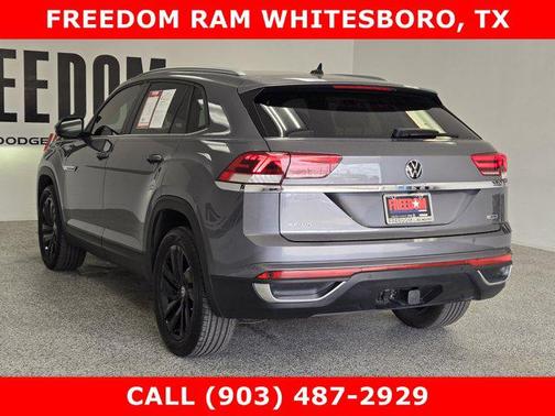 Silver 2022 Volkswagen Atlas Cross Sport 3.6L V6 SE w/Technology