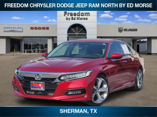Red 2018 Honda Accord Touring 2.0T