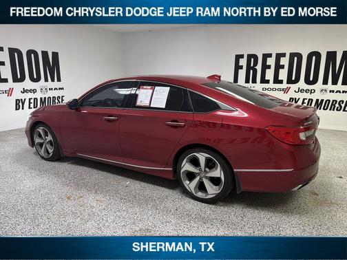 Red 2018 Honda Accord Touring 2.0T