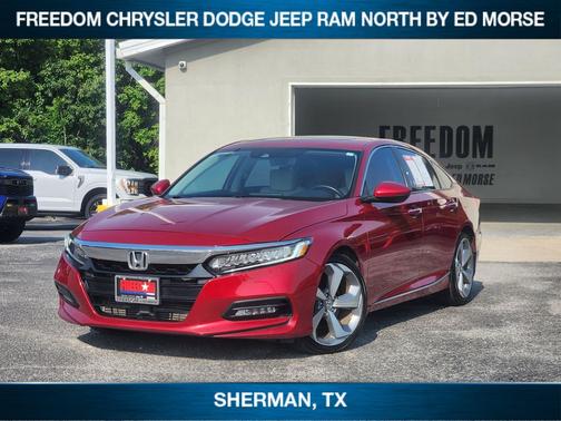 Red 2018 Honda Accord Touring 2.0T