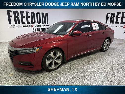 Red 2018 Honda Accord Touring 2.0T