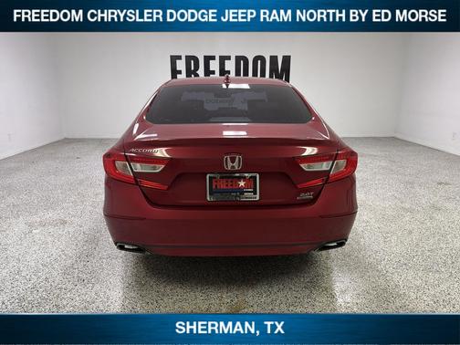 Red 2018 Honda Accord Touring 2.0T