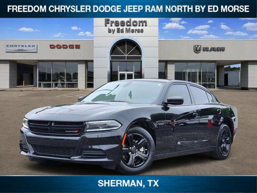 Pitch Black Clearcoat 2023 Dodge Charger SXT