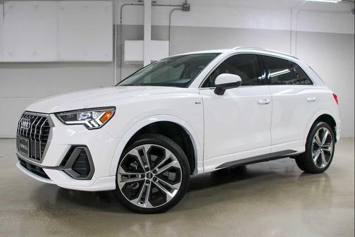 Ibis White 2021 Audi Q3 45 S line Premium Plus