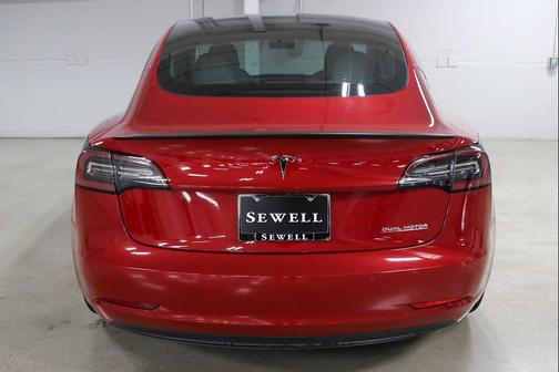 Red Multi-Coat 2021 Tesla Model 3 Performance