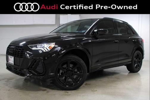 Mythos Black Metallic 2025 Audi Q3 45 S line Premium Plus