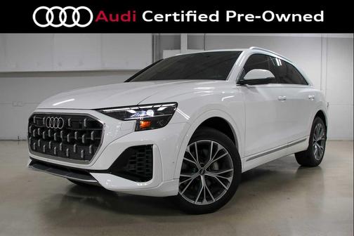 Carrara White 2024 Audi Q8 55 Premium
