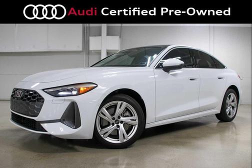 Glacier White Metallic 2025 Audi A5 Premium TFSI quattro S tronic
