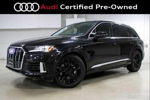 Mythos Black Metallic 2023 Audi Q7 55 Prestige