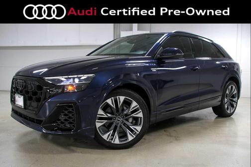 Waitomo Blue Metallic 2026 Audi Q8 55 Premium Plus