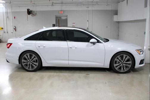 Glacier White Metallic 2024 Audi A6 45 Premium Plus