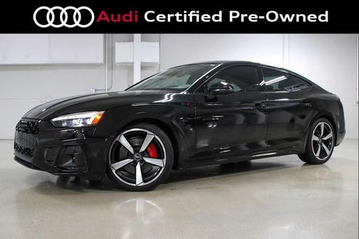 Mythos Black Metallic 2024 Audi A5 Sportback 45 S Line Prestige