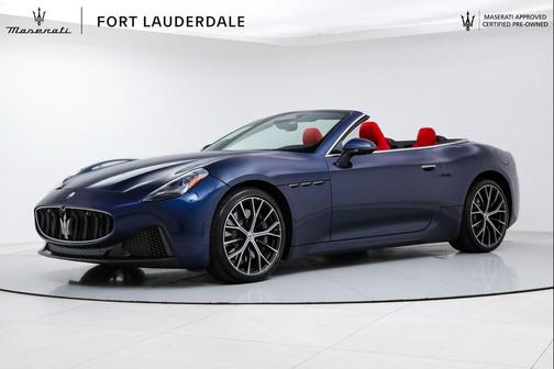 Blue 2026 Maserati GranCabrio Convertible