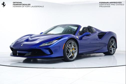 Blu Elettrico 2022 Ferrari F8 Spider Convertible