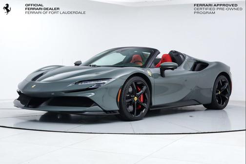Grigio Medio 2025 Ferrari SF90 Spider Convertible