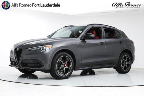 Vesuvio Gray Metallic 2022 Alfa Romeo Stelvio Ti