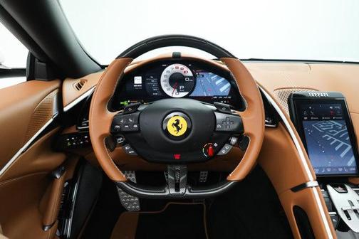 Bianco Italia Opaco 2025 Ferrari Roma Spider Convertible