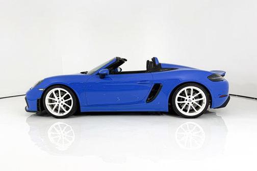 Blue 2023 Porsche 718 Spyder Roadster