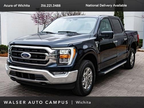 Antimatter Blue Metallic 2023 Ford F-150 XLT