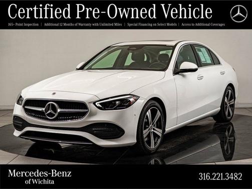 Polar White 2025 Mercedes-Benz C-Class C300 4MATIC