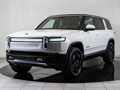 Glacier White 2023 Rivian R1S Adventure