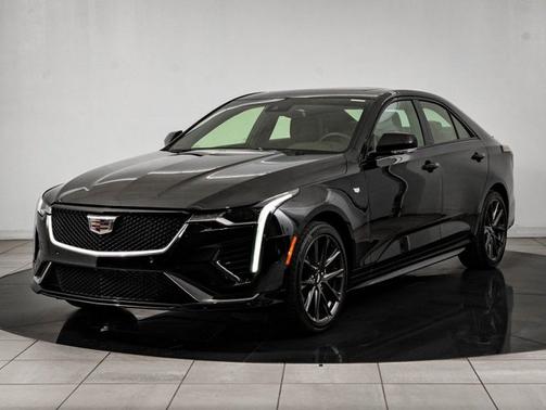 Black 2025 Cadillac CT4 Sport