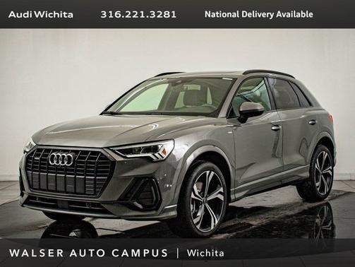 Gray Metallic 2023 Audi Q3 S line Premium Plus