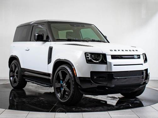 White 2022 Land Rover Defender V8