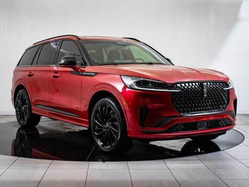 Red 2025 Lincoln Aviator Reserve