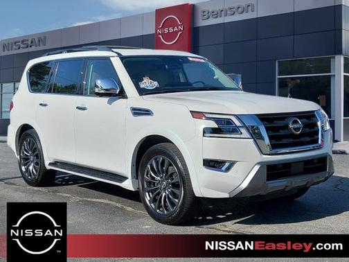 Aspen White 2024 Nissan Armada Platinum