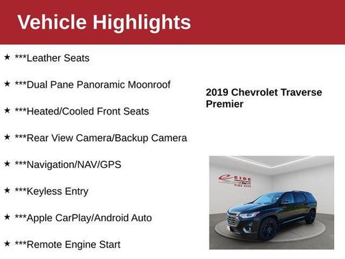 2019 Chevrolet Traverse Premier