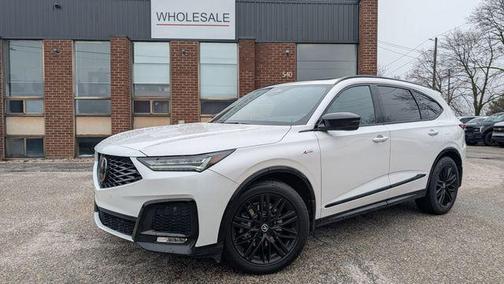 White 2025 Acura MDX A-SPEC Advance Package