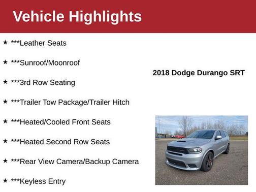 2018 Dodge Durango SRT