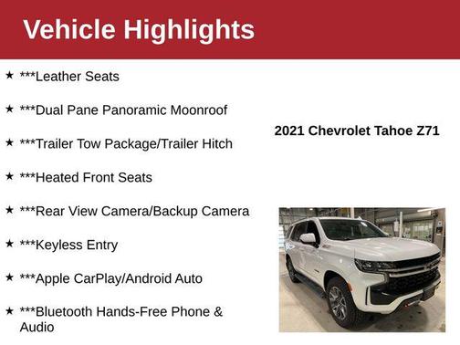 2021 Chevrolet Tahoe Z71