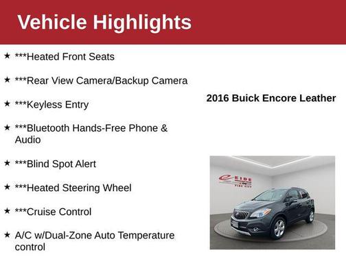 2016 Buick Encore Leather