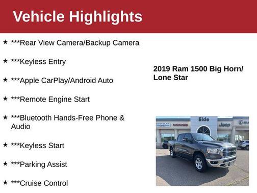 2019 RAM 1500 Big Horn