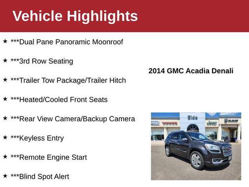 2014 GMC Acadia Denali