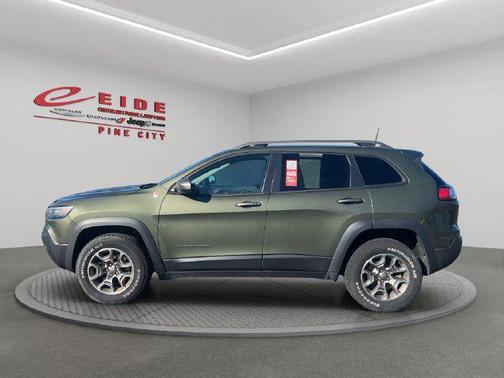 Olive Green 2021 Jeep Cherokee Trailhawk