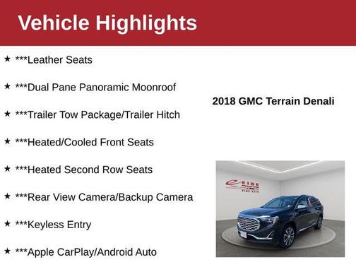 Gray 2018 GMC Terrain Denali