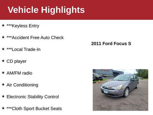 2011 Ford Focus S